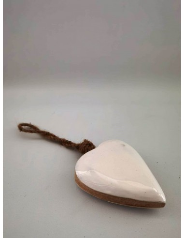 Corazón blanco de coco